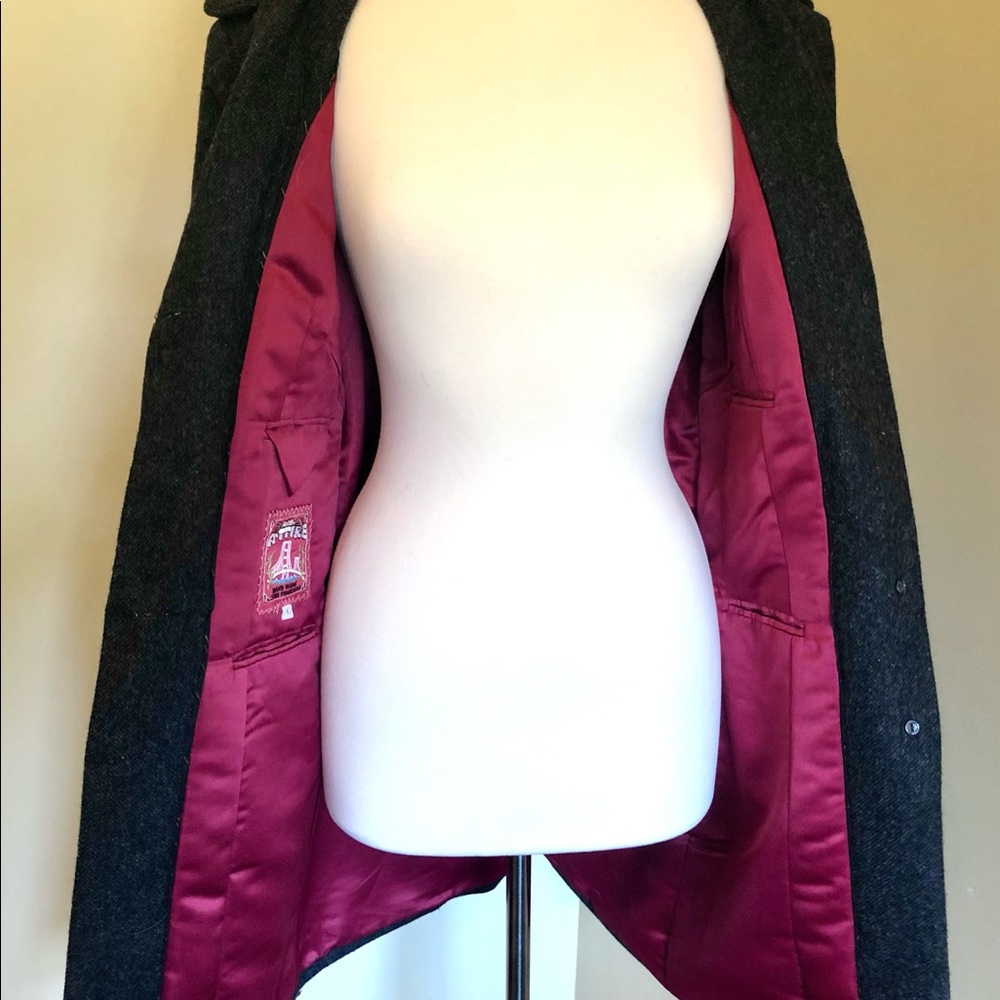 Hand-Tailored Custom Wool Coat - image 3